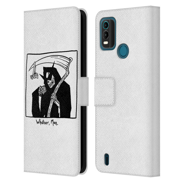 Matt Bailey Art Whatever Man Leather Book Wallet Case Cover For Nokia G11 Plus