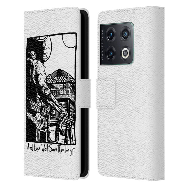 Matt Bailey Art Luck Won't Save Them Leather Book Wallet Case Cover For OnePlus 10 Pro