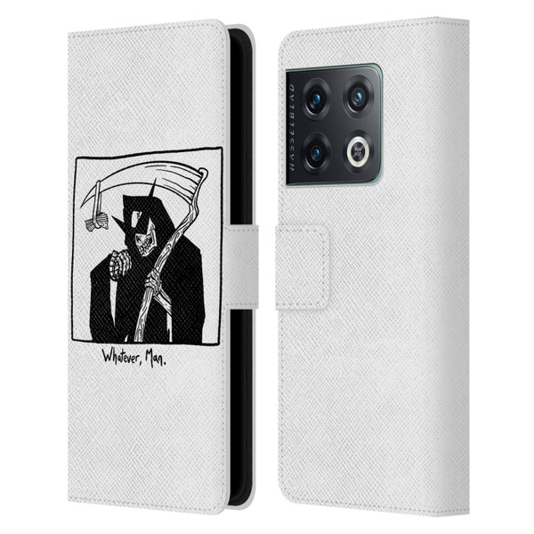 Matt Bailey Art Whatever Man Leather Book Wallet Case Cover For OnePlus 10 Pro