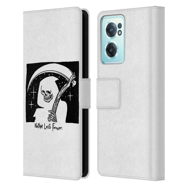 Matt Bailey Art Nothing Last Forever Leather Book Wallet Case Cover For OnePlus Nord CE 2 5G