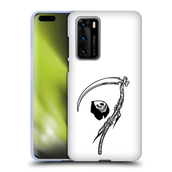 Matt Bailey Art Negative Reaper Soft Gel Case for Huawei P40 5G