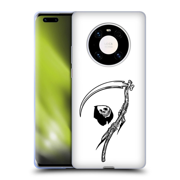 Matt Bailey Art Negative Reaper Soft Gel Case for Huawei Mate 40 Pro 5G