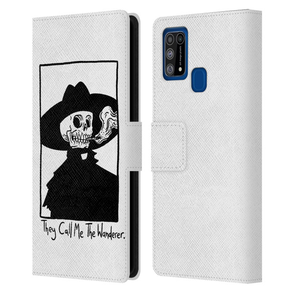 Matt Bailey Art They Call MeThe Wanderer Leather Book Wallet Case Cover For Samsung Galaxy M31 (2020)