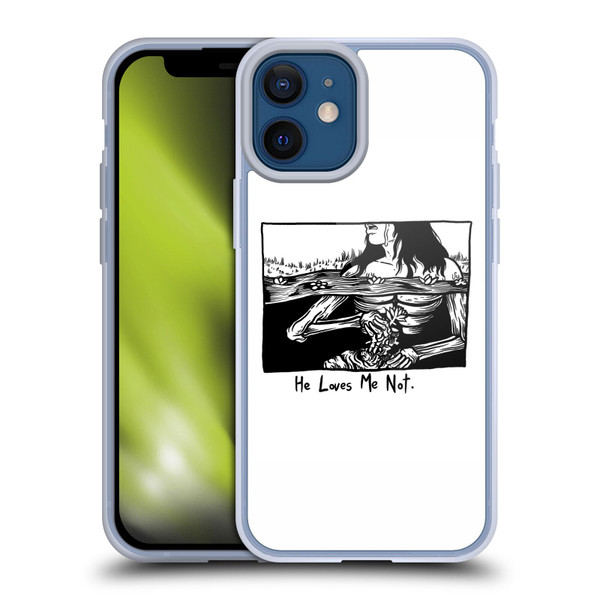 Matt Bailey Art Loves Me Not Soft Gel Case for Apple iPhone 12 Mini