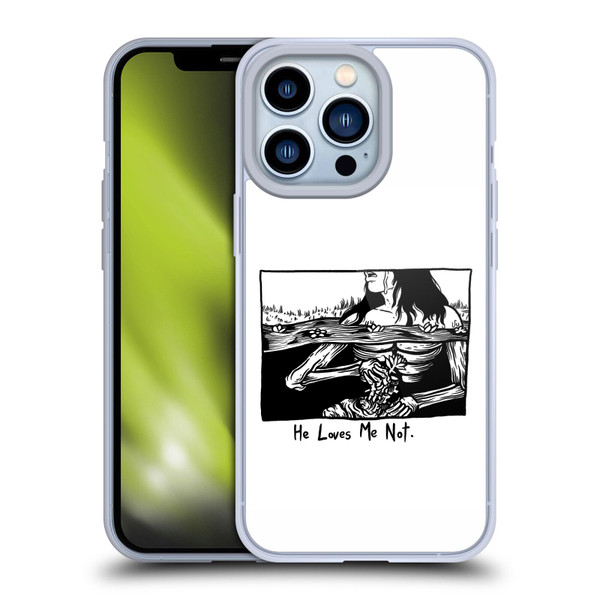 Matt Bailey Art Loves Me Not Soft Gel Case for Apple iPhone 13 Pro