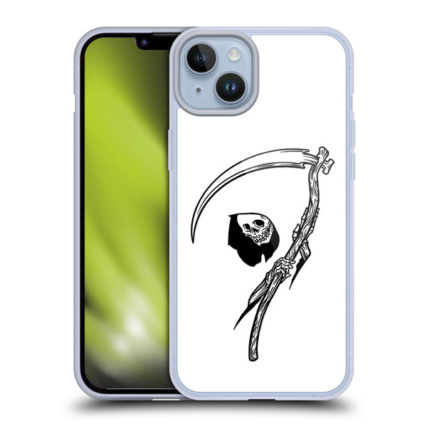 Matt Bailey Art Negative Reaper Soft Gel Case for Apple iPhone 14 Plus
