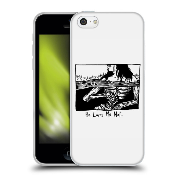 Matt Bailey Art Loves Me Not Soft Gel Case for Apple iPhone 5c