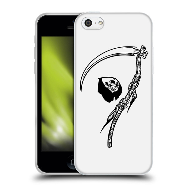 Matt Bailey Art Negative Reaper Soft Gel Case for Apple iPhone 5c