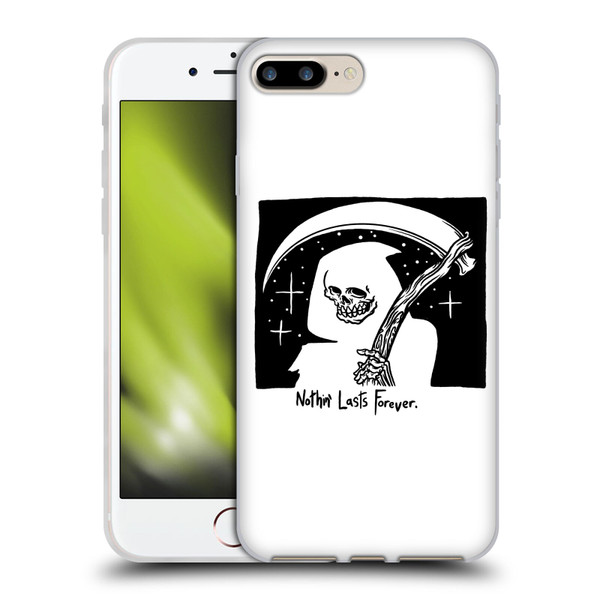 Matt Bailey Art Nothing Last Forever Soft Gel Case for Apple iPhone 7 Plus / iPhone 8 Plus