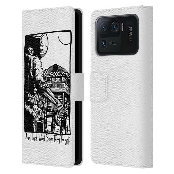 Matt Bailey Art Luck Won't Save Them Leather Book Wallet Case Cover For Xiaomi Mi 11 Ultra