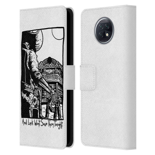 Matt Bailey Art Luck Won't Save Them Leather Book Wallet Case Cover For Xiaomi Redmi Note 9T 5G