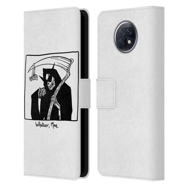 Matt Bailey Art Whatever Man Leather Book Wallet Case Cover For Xiaomi Redmi Note 9T 5G