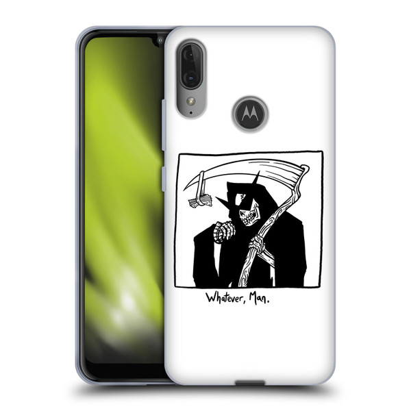 Matt Bailey Art Whatever Man Soft Gel Case for Motorola Moto E6 Plus