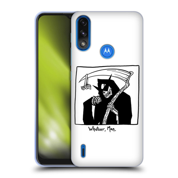 Matt Bailey Art Whatever Man Soft Gel Case for Motorola Moto E7 Power / Moto E7i Power