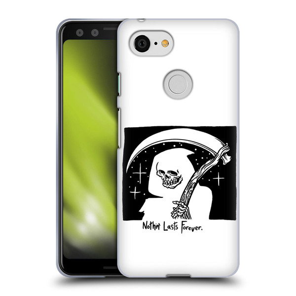 Matt Bailey Art Nothing Last Forever Soft Gel Case for Google Pixel 3