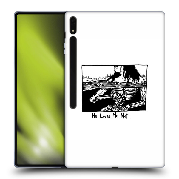 Matt Bailey Art Loves Me Not Soft Gel Case for Samsung Galaxy Tab S8 Ultra