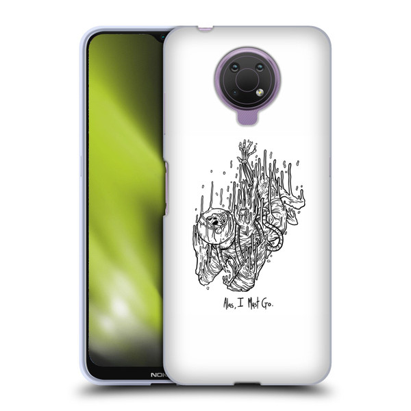 Matt Bailey Art Alas I Must Go Soft Gel Case for Nokia G10