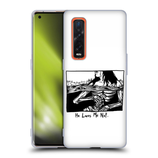 Matt Bailey Art Loves Me Not Soft Gel Case for OPPO Find X2 Pro 5G