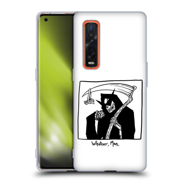 Matt Bailey Art Whatever Man Soft Gel Case for OPPO Find X2 Pro 5G