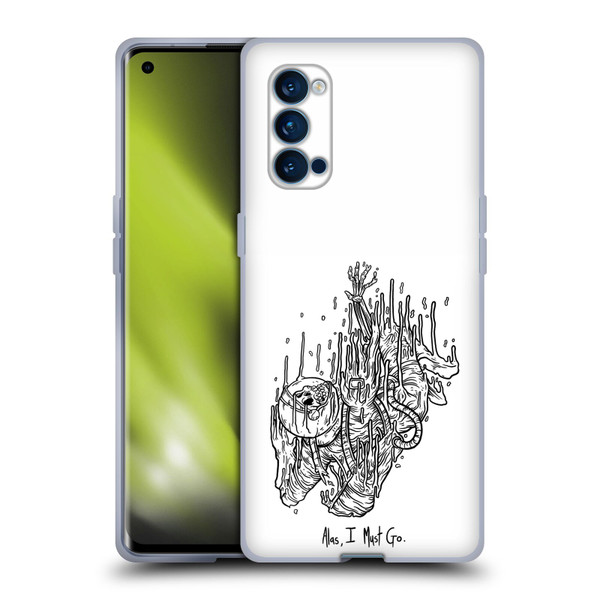 Matt Bailey Art Alas I Must Go Soft Gel Case for OPPO Reno 4 Pro 5G
