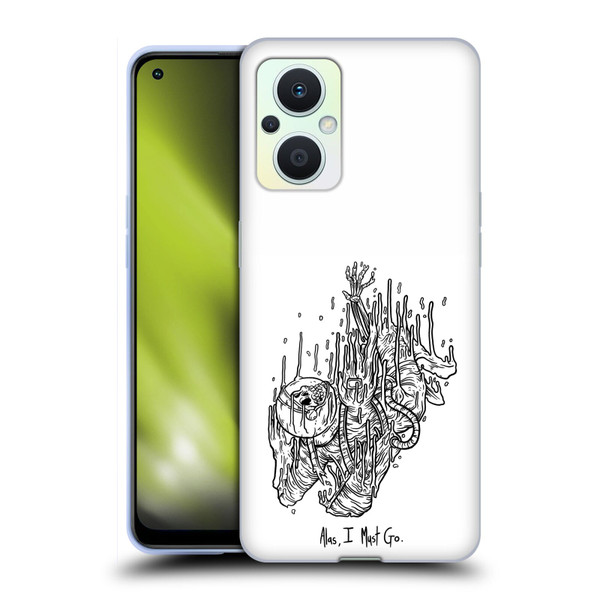 Matt Bailey Art Alas I Must Go Soft Gel Case for OPPO Reno8 Lite