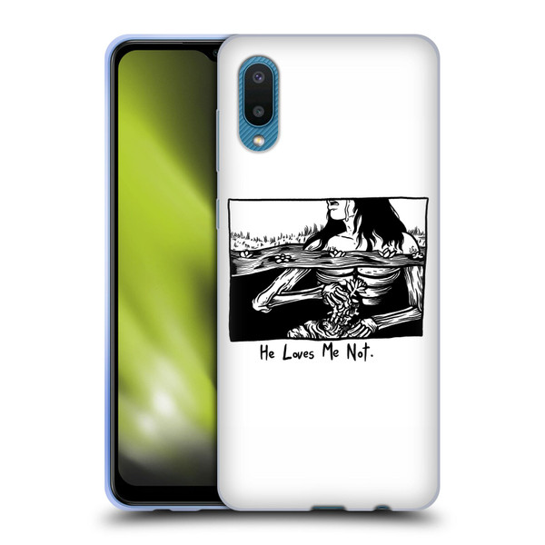 Matt Bailey Art Loves Me Not Soft Gel Case for Samsung Galaxy A02/M02 (2021)