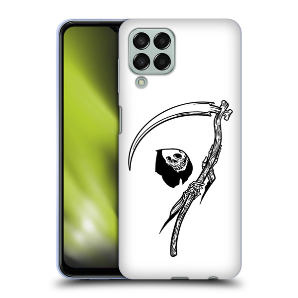Matt Bailey Art Negative Reaper Soft Gel Case for Samsung Galaxy M33 (2022)