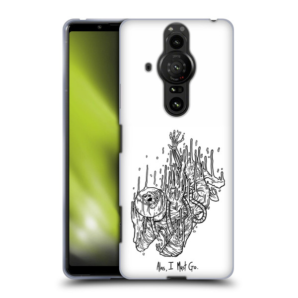 Matt Bailey Art Alas I Must Go Soft Gel Case for Sony Xperia Pro-I