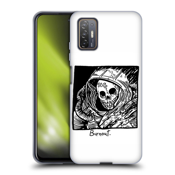 Matt Bailey Skull Burnout Soft Gel Case for HTC Desire 21 Pro 5G