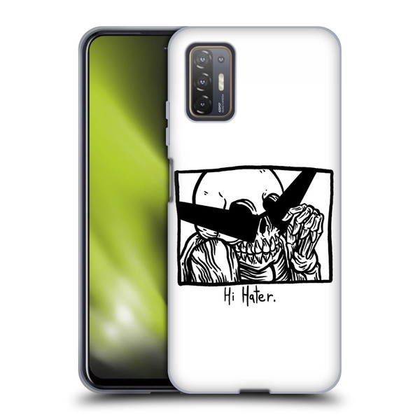 Matt Bailey Skull Hi Hater Soft Gel Case for HTC Desire 21 Pro 5G