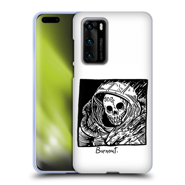 Matt Bailey Skull Burnout Soft Gel Case for Huawei P40 5G