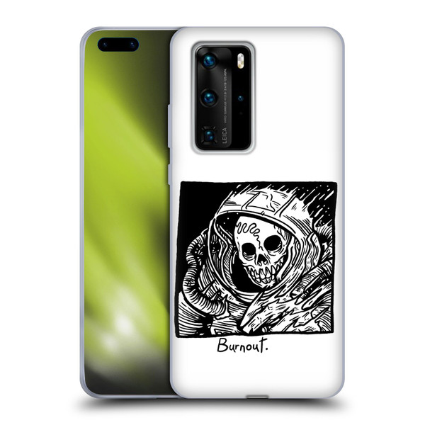 Matt Bailey Skull Burnout Soft Gel Case for Huawei P40 Pro / P40 Pro Plus 5G