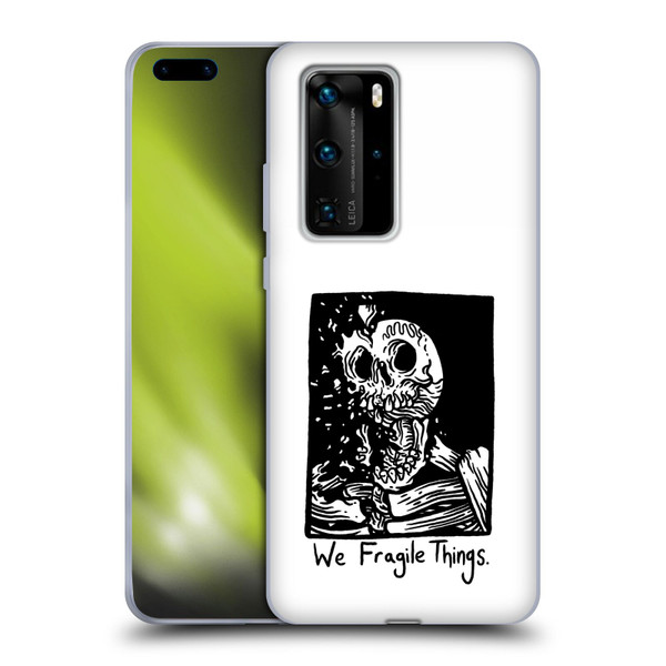 Matt Bailey Skull We Fragile Things Soft Gel Case for Huawei P40 Pro / P40 Pro Plus 5G