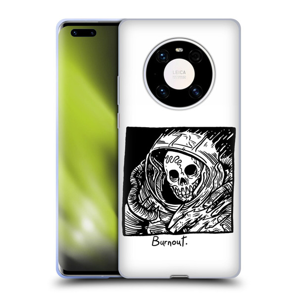 Matt Bailey Skull Burnout Soft Gel Case for Huawei Mate 40 Pro 5G