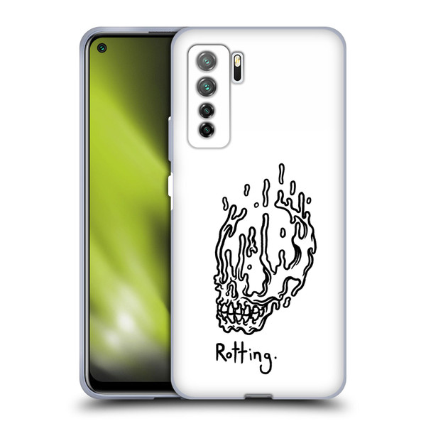 Matt Bailey Skull Rotting Soft Gel Case for Huawei Nova 7 SE/P40 Lite 5G
