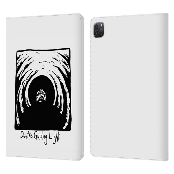 Matt Bailey Skull Deaths Guiding Light Leather Book Wallet Case Cover For Apple iPad Pro 11 2020 / 2021 / 2022