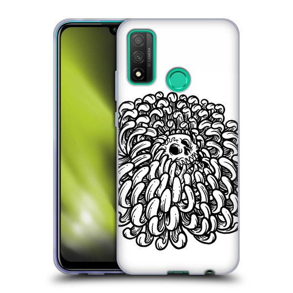 Matt Bailey Skull Flower Soft Gel Case for Huawei P Smart (2020)