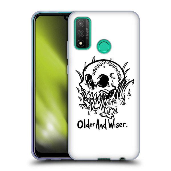 Matt Bailey Skull Older And Wiser Soft Gel Case for Huawei P Smart (2020)