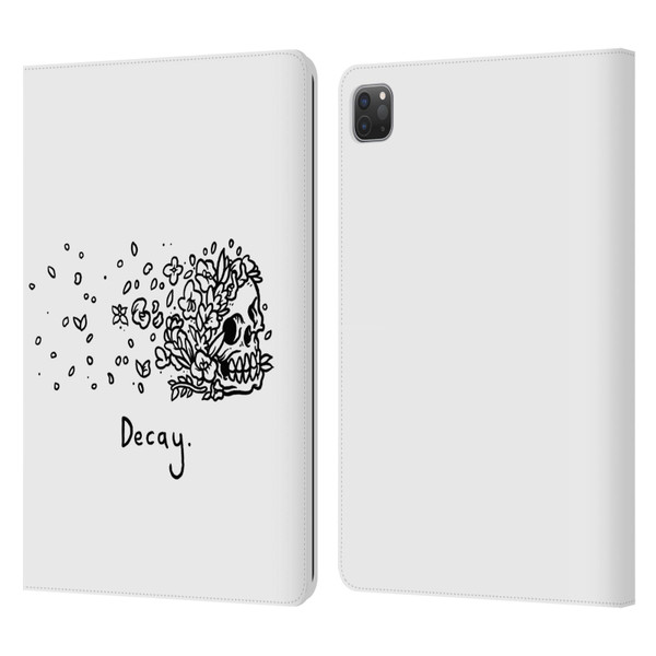 Matt Bailey Skull Decay Leather Book Wallet Case Cover For Apple iPad Pro 11 2020 / 2021 / 2022