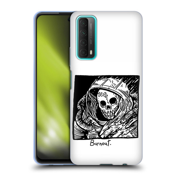 Matt Bailey Skull Burnout Soft Gel Case for Huawei P Smart (2021)