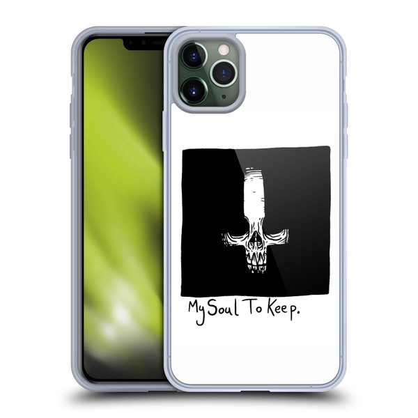 Matt Bailey Skull My Soul To Keep Soft Gel Case for Apple iPhone 11 Pro Max