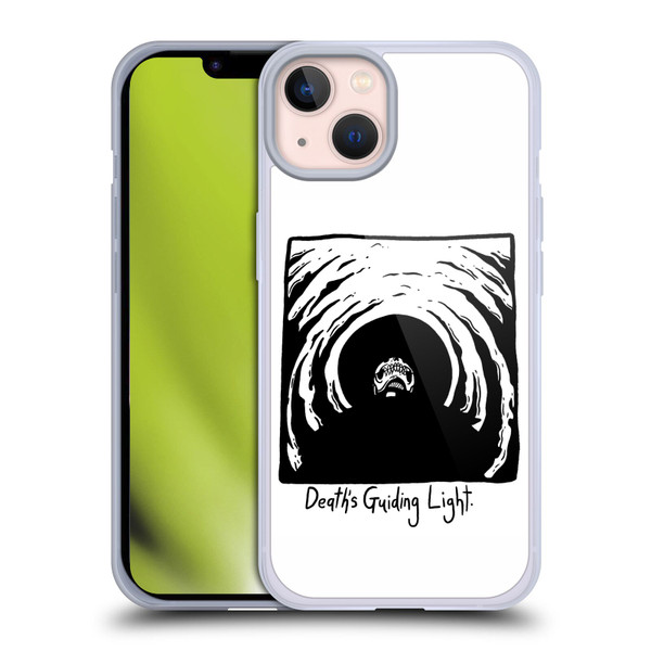 Matt Bailey Skull Deaths Guiding Light Soft Gel Case for Apple iPhone 13