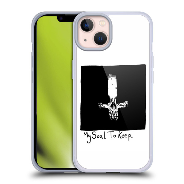 Matt Bailey Skull My Soul To Keep Soft Gel Case for Apple iPhone 13