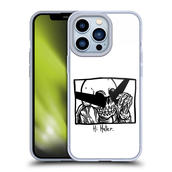 Matt Bailey Skull Hi Hater Soft Gel Case for Apple iPhone 13 Pro