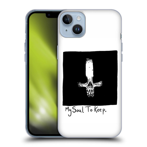 Matt Bailey Skull My Soul To Keep Soft Gel Case for Apple iPhone 14 Plus
