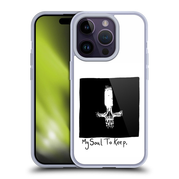 Matt Bailey Skull My Soul To Keep Soft Gel Case for Apple iPhone 14 Pro