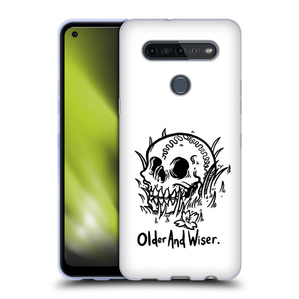 Matt Bailey Skull Older And Wiser Soft Gel Case for LG K51S