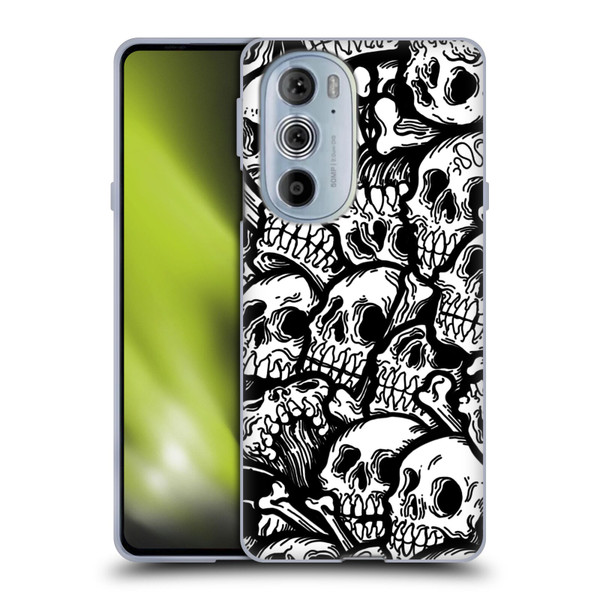 Matt Bailey Skull All Over Soft Gel Case for Motorola Edge X30