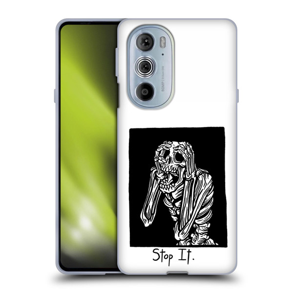 Matt Bailey Skull Stop It Soft Gel Case for Motorola Edge X30