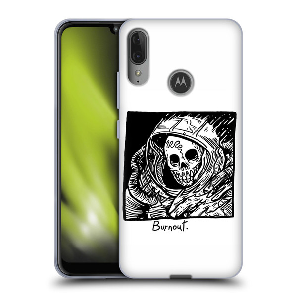 Matt Bailey Skull Burnout Soft Gel Case for Motorola Moto E6 Plus